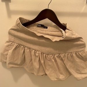 Zara beige skirt size small